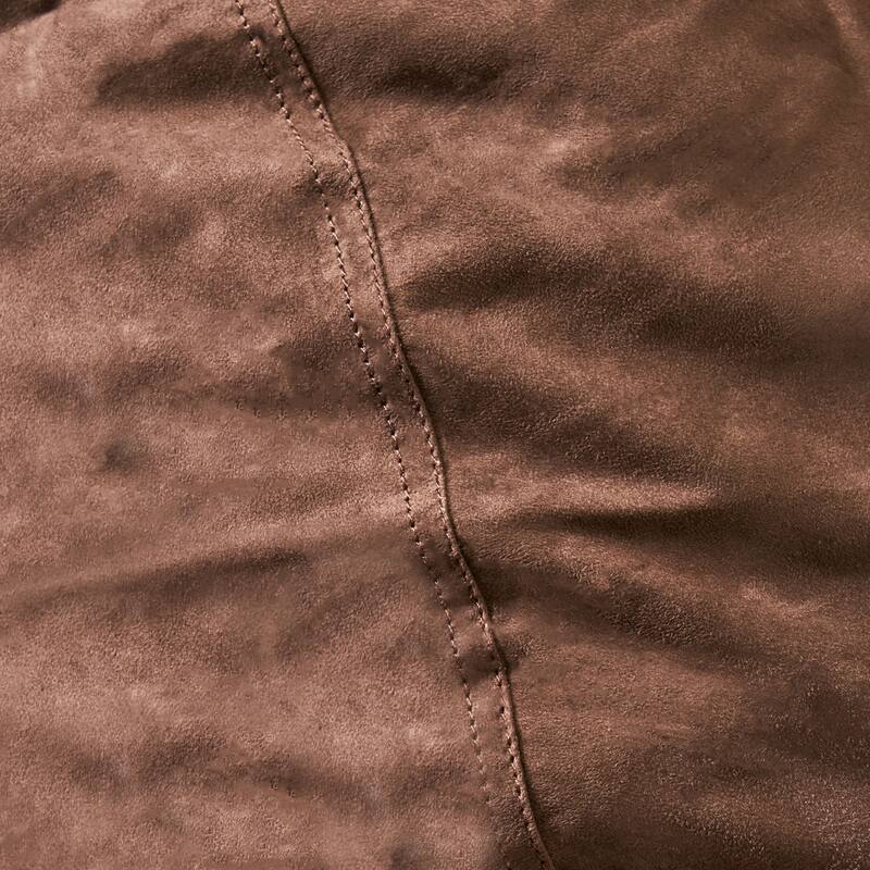Asher Traditional 6.5-foot Suede Bean Bag Chair by Christopher Knight Home