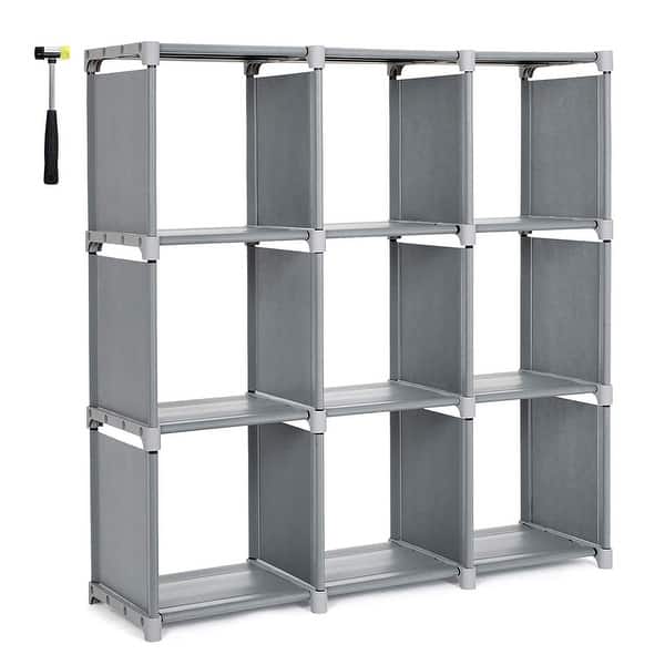 https://ak1.ostkcdn.com/images/products/is/images/direct/9a525f11beb6b27e78c1fb387508c0fe19c39e26/Kanstar-9-Cube-DIY-Cube-Storage-Shelves-Open-Bookshelf-Closet-Organizer-Rack-Cabinet-Gray.jpg?impolicy=medium