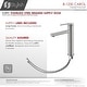 preview thumbnail 21 of 34, STYLISH Single Handle Bathroom Vessel Sink Faucet, Stainless Steel - Faucet Height: 11 5/8" Spout Height: 9 1/8"