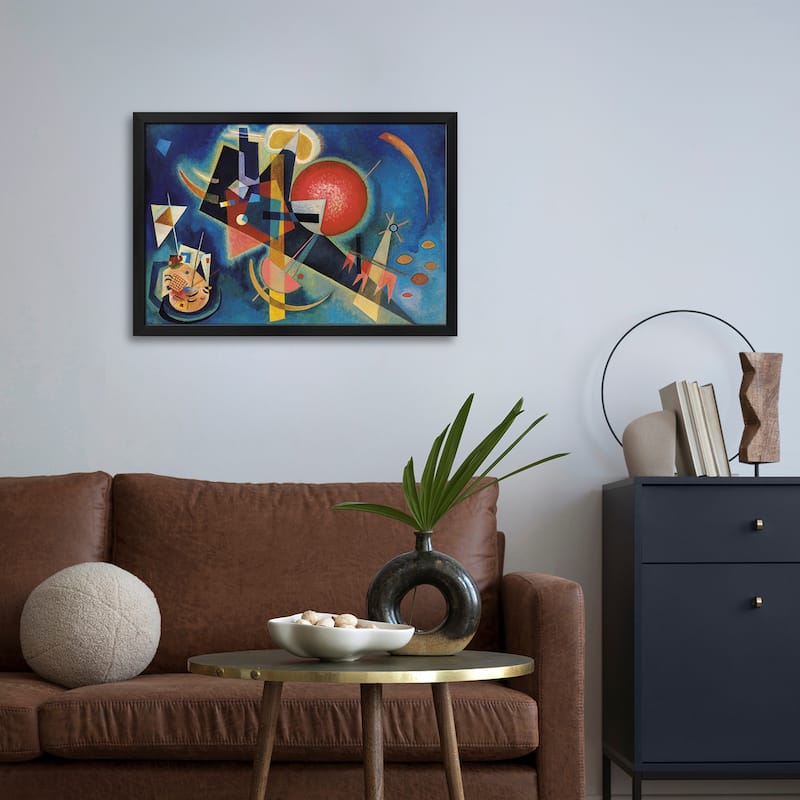 Im Blau Premium Framed Poster by Wassily Kandinsky