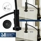 preview thumbnail 18 of 78, Karran Scottsdale Single-Handle Pull-Down Sprayer Kitchen Faucet