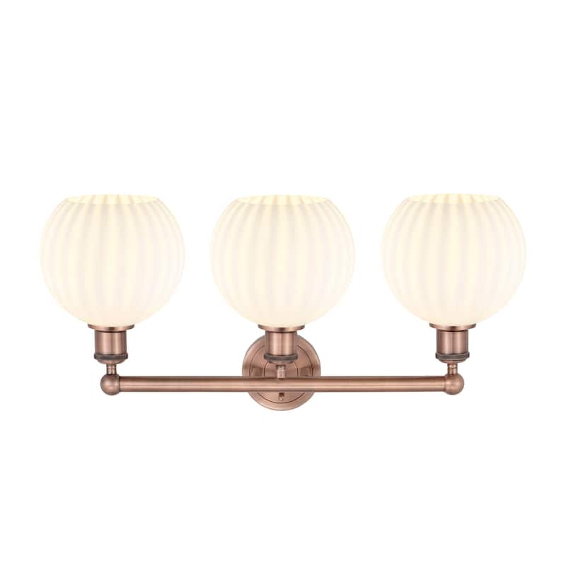 Innovations Lighting 616-3W 12 26 White Venetian Vanity White Venetian