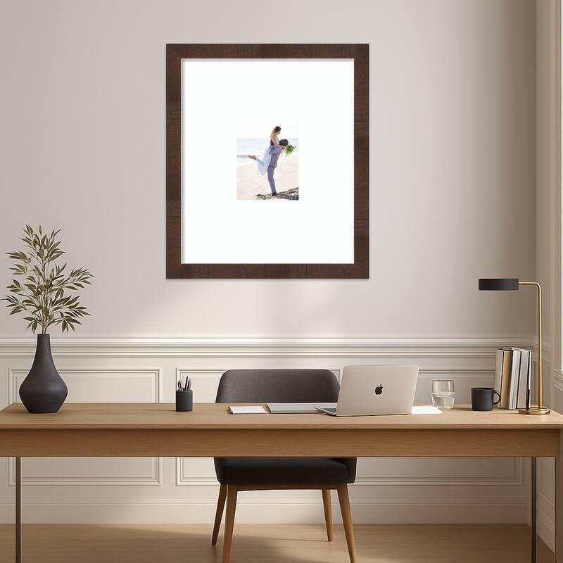 Wildwood Brown Narrow Framed Picture Frame, Photo Frame