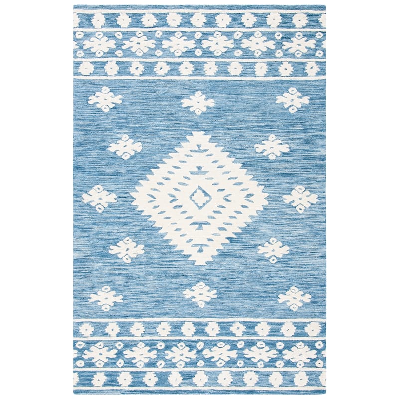 SAFAVIEH Handmade Aspen Nusreta Rustic Boho Wool Rug