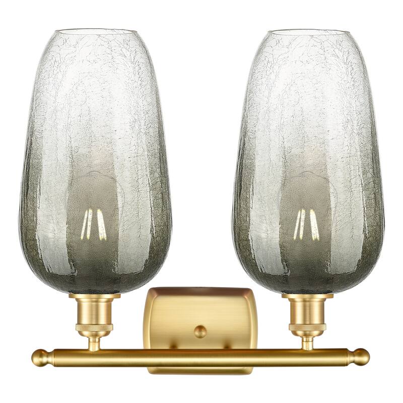 Innovations Lighting Endless Possibilities Ballston - Brookhaven Flute - 2 Light 17" Bath Vanity Light