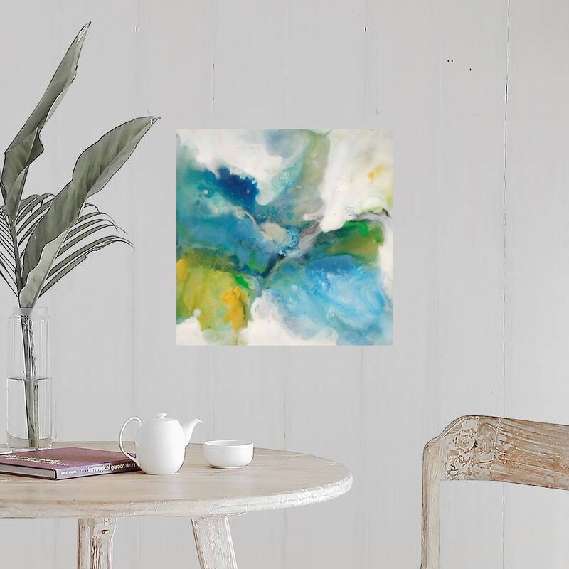 "Green Ethos I" Poster Print - Multi - 20" x 20"