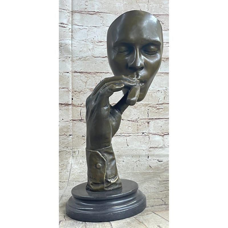 Havana Man Smoking Cigar Bronze Statue Sculpture Modern Art 15 Inches X 8 Inches