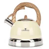 NutriChef Gold/Silver Stainless Steel Electric Cordless Water Kettle - Bed  Bath & Beyond - 12615765