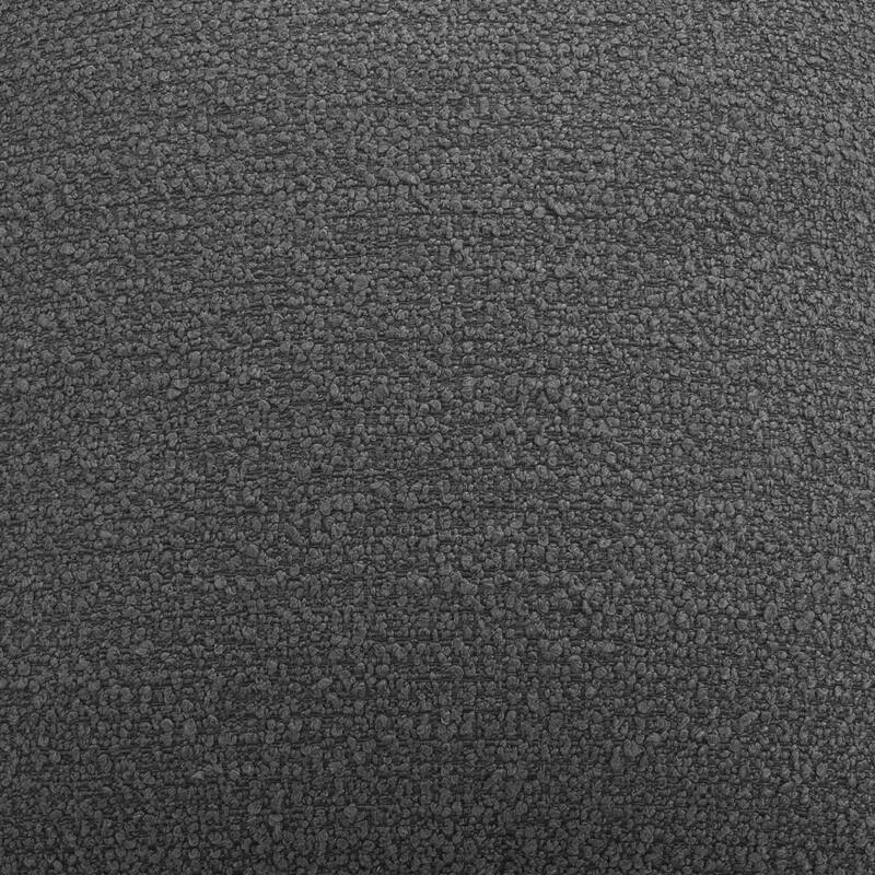 Allan Andrews Scroll Puff Ottoman with Titanium Frame & Cover, Barbet Collection