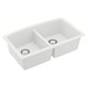preview thumbnail 46 of 50, Karran Undermount Quartz Double Bowl Kitchen Sink