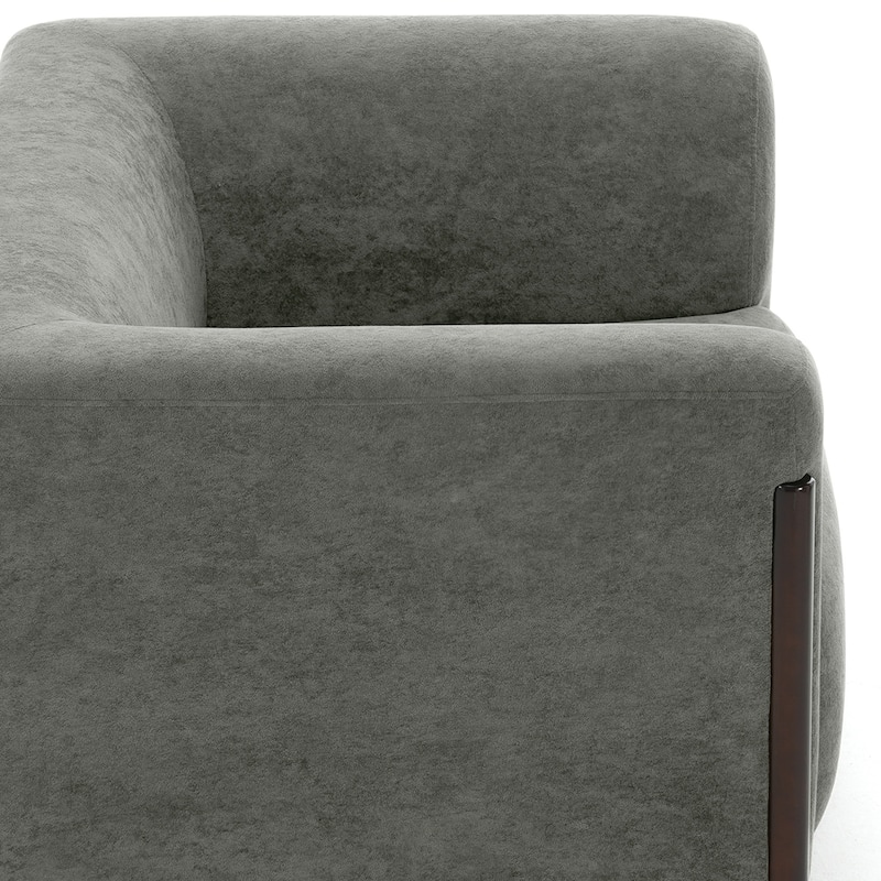 41"W Modern Tuxedo Arms Accent Chair for Living Room