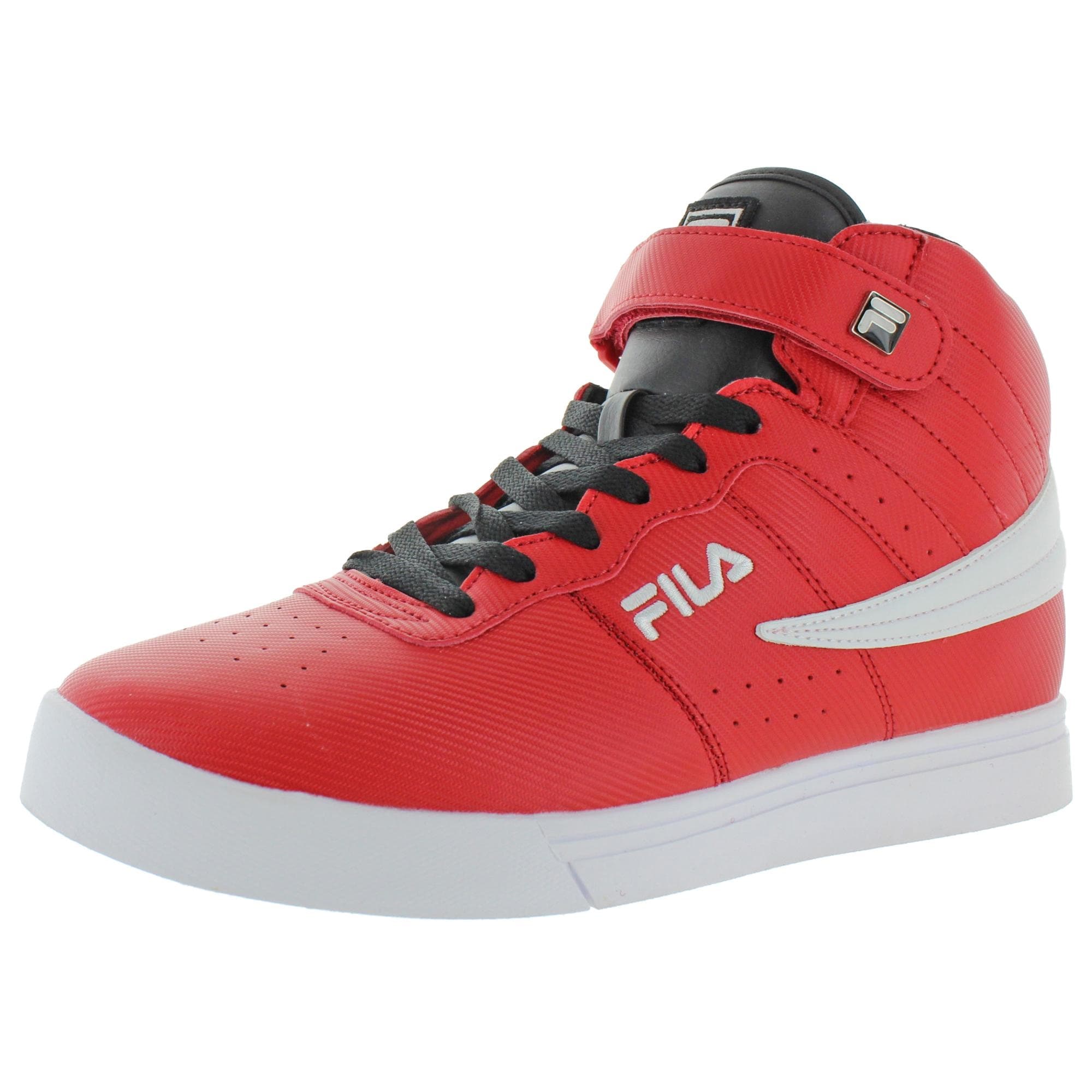 red high top mens shoes