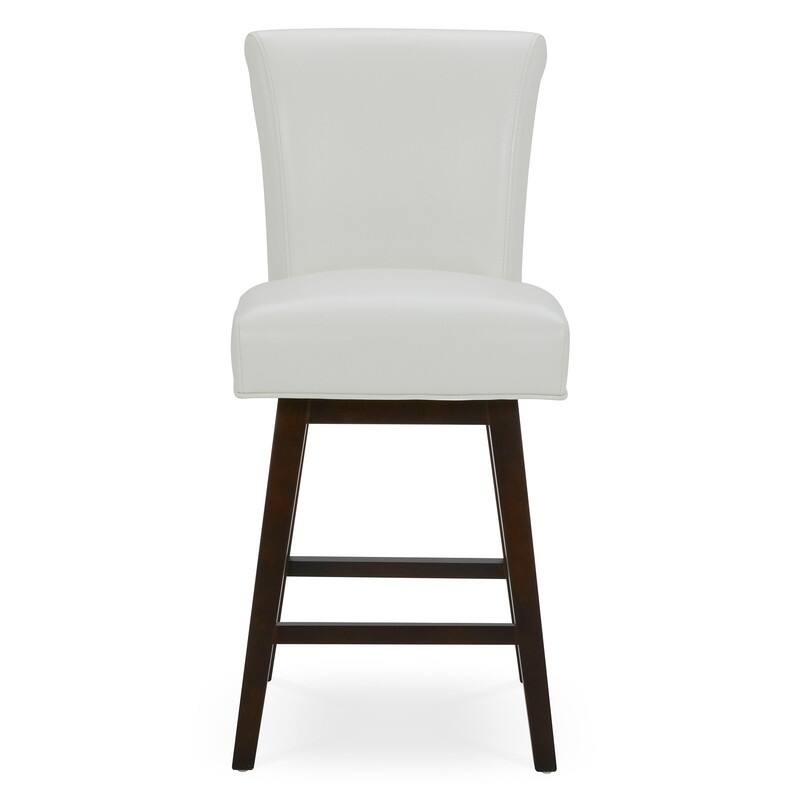 Spruce & Spring Noah Modern Upholstered Counter Height Swivel Barstool Single