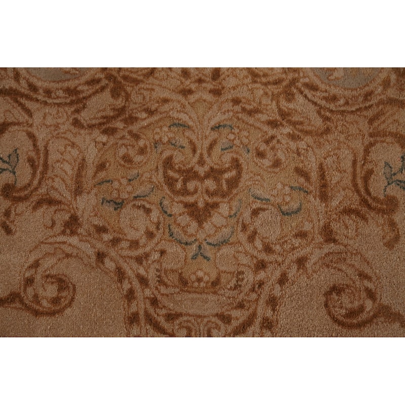 Kerman Persian Antique Large Rug Hand-Knotted Wool Carpet - 10'6"x 19'9"