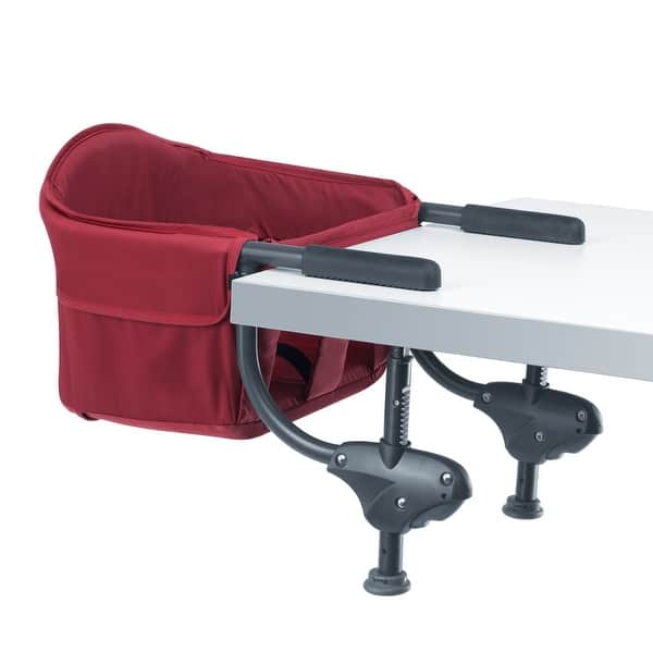 slide 1 of 1, Caddy Portable Hook-on Highchair, Red