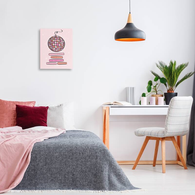 Stupell Sparkly & Beautiful Inspirational Canvas Wall Art Design By Mandy Ford Art + Illustration