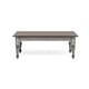 preview thumbnail 8 of 10, Plymouth Gray Wood Rectangular Coffee Table - 52" x 20" x 28"