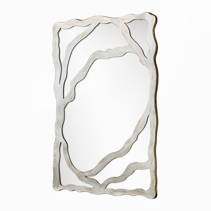 39" Metal Accent Wall Mirror - 39.4"×25.6"