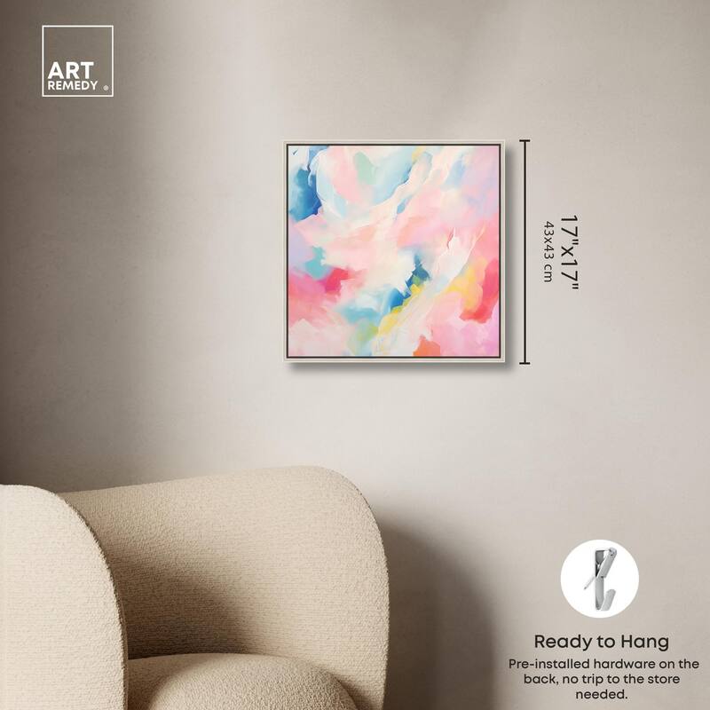 Cotton Candy Clouds II Canvas by Art Remedy