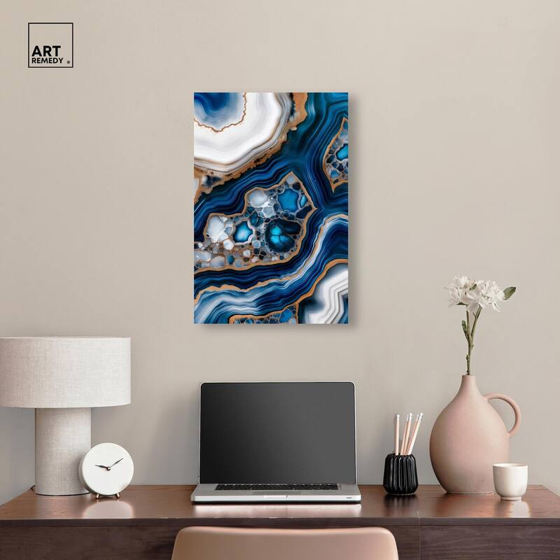 Azure Alveoli I Canvas by Art Remedy, Gallery Wrapped