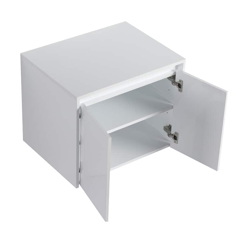 Float Mounting Bathroom Vanity With Resin Sink