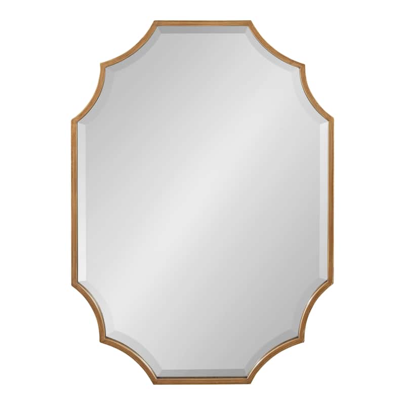 Kate and Laurel Deavere Scalloped Wall Mirror - 22x32