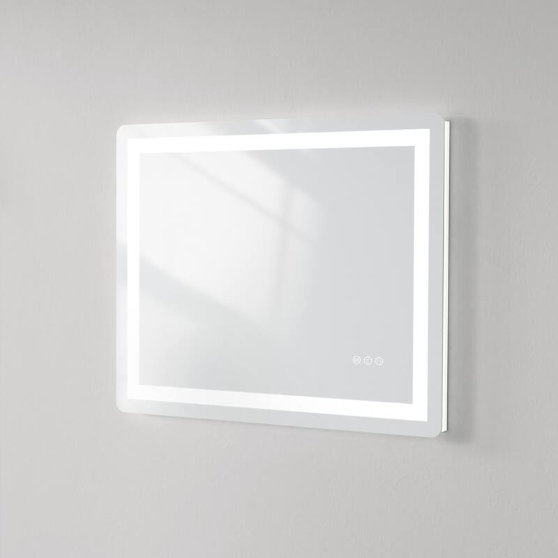 QuivaraView Frameless Front and Back LED lighted Vanity Mirror