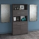 preview thumbnail 8 of 24, Office 500 5-shelf 4-door Bookcase by Bush Business Furniture Espresso Finish