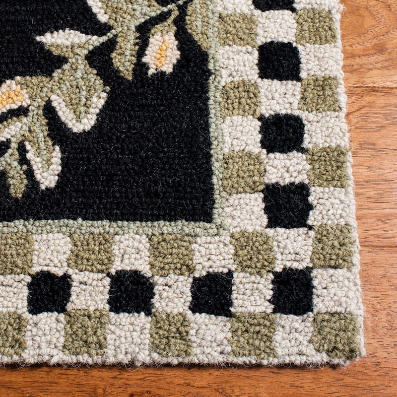 SAFAVIEH Handmade Chelsea Aubree French Country Trellis Wool Rug