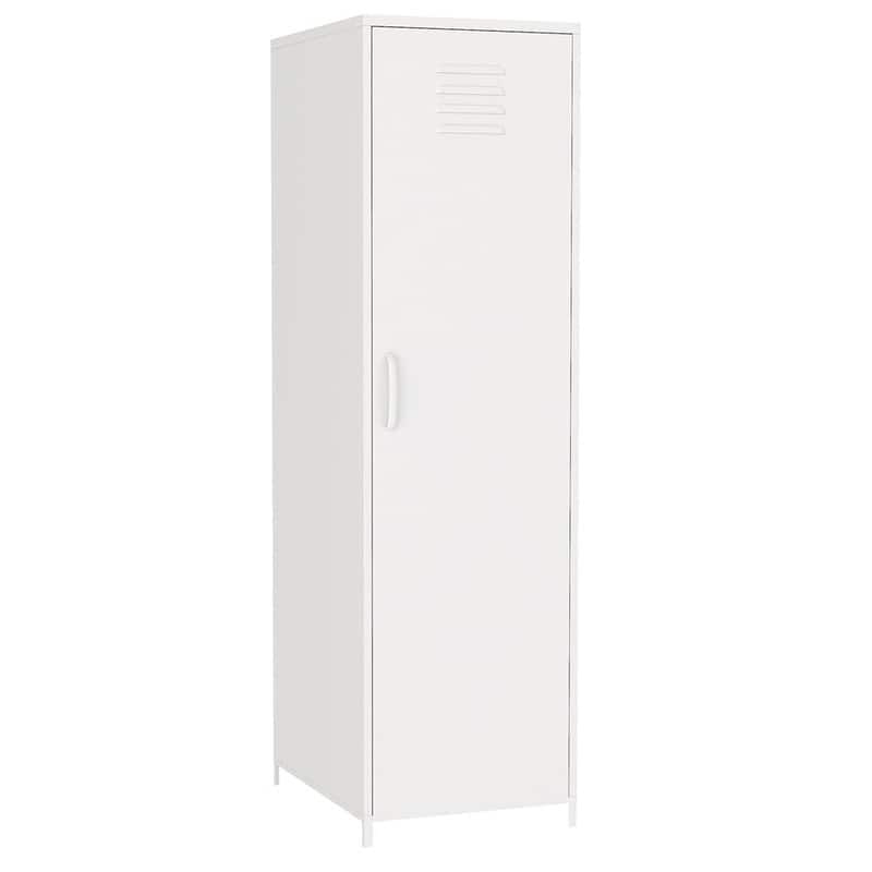 Metal Armoires Locker Cabinet for Kid with Hanging Rod and Shelves