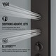 preview thumbnail 9 of 10, Vigo VG08022 Bowery 59" H 4-Jet Thermostatic Shower Panel with Shower