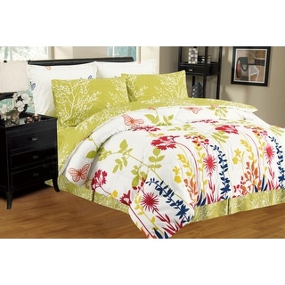 Porch & Den Jenne Reversible Patterned Bed-in-a-Bag 8-PC Comforter Set