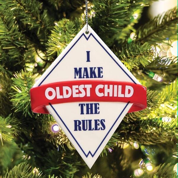Shop Oldest Child Ceramic Christmas Ornament I Make The Rules