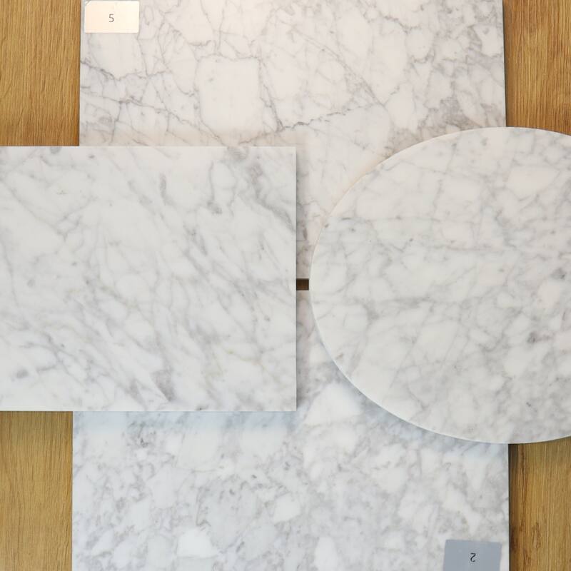 TEHOME Mayana 36'' Free-standing Single Bathroom Vanity with Carrara Marble Vanity Top