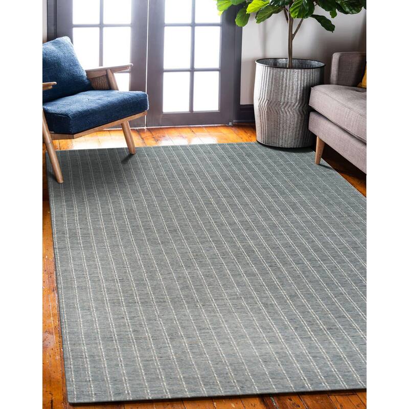 EORC Hand-Knotted Wool Premium Rug, Gray | Luxurious and Durable Area Rug for Elevating the Comfort and Aesthetic Appeal