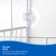 preview thumbnail 5 of 11, Kenney Rust-Resistant 2-Tier Small Hanging Shower Caddy - White