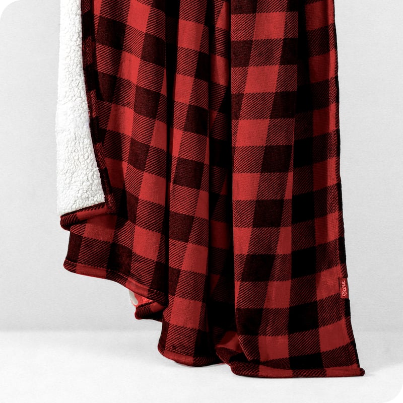 Bare Home Sherpa Fleece Blanket - Reversible Plush Bed Blanket