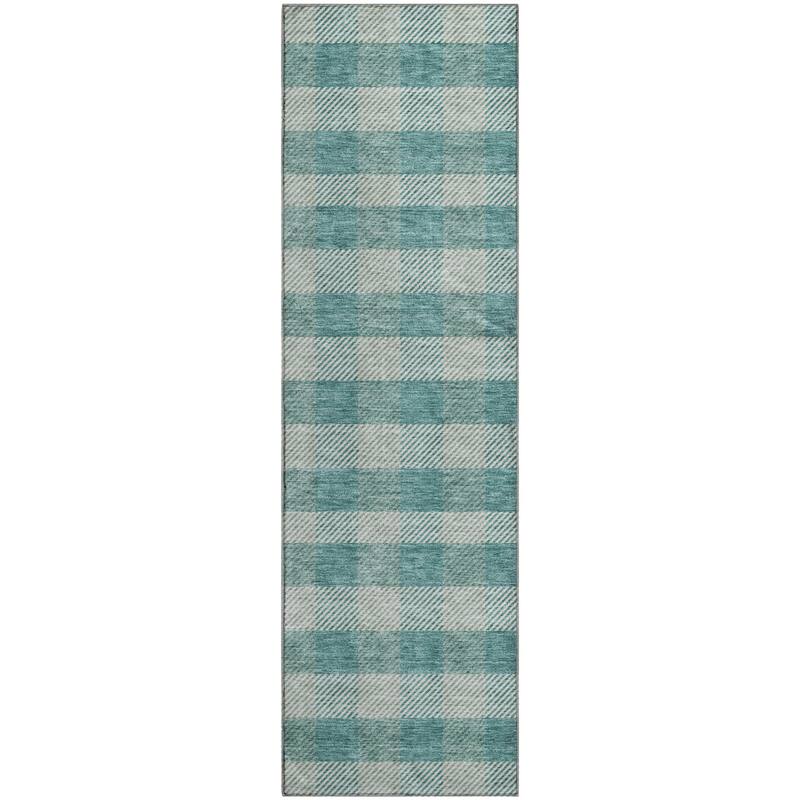 Premium Washable Super Soft Plaid Mayfield Rug