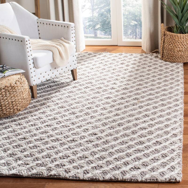 SAFAVIEH Handmade Natura Kumara Wool Rug - 8' x 10' - Ivory/Beige