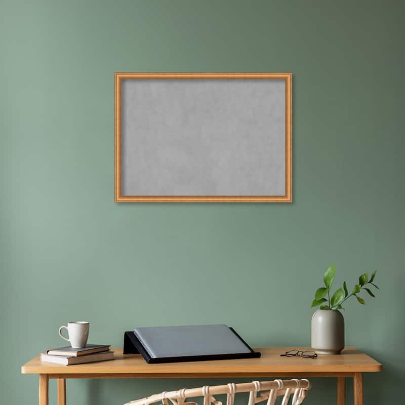 Amanti Art Salon Scoop Copper Framed Magnetic Board