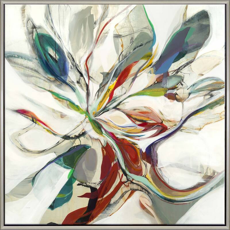 HomeRoots Halcyon Silver Floater Frame Wall Art