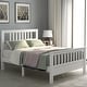preview thumbnail 9 of 24, Twin Size Wood Platform Bed White - Full