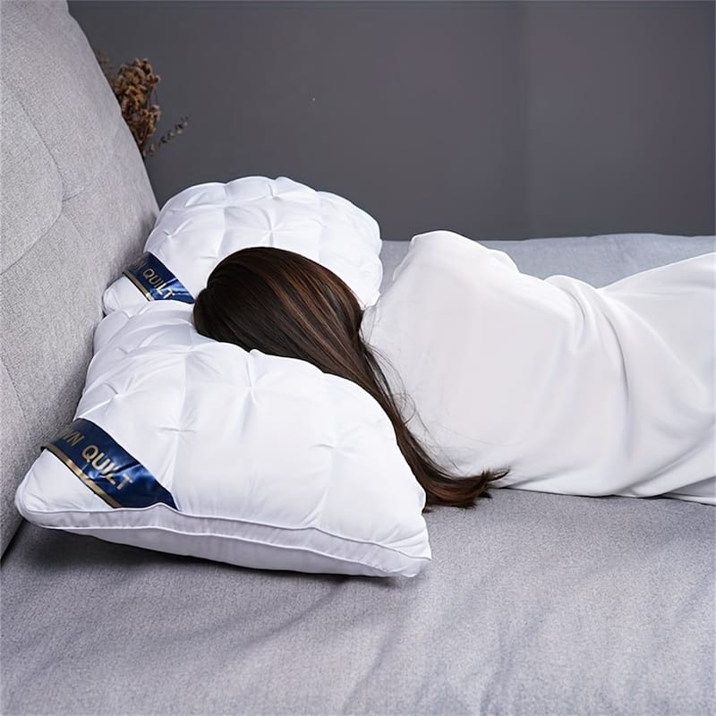 Bed Pillows for Sleeping Set of 2/4/6, Cooling Hotel Quality, Gusseted Pillow for Back, Stomach or Side Sleepers