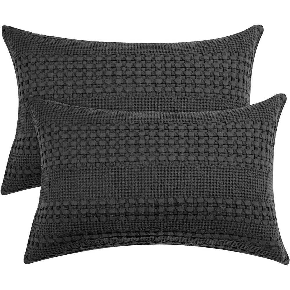 Black pillow sham best sale