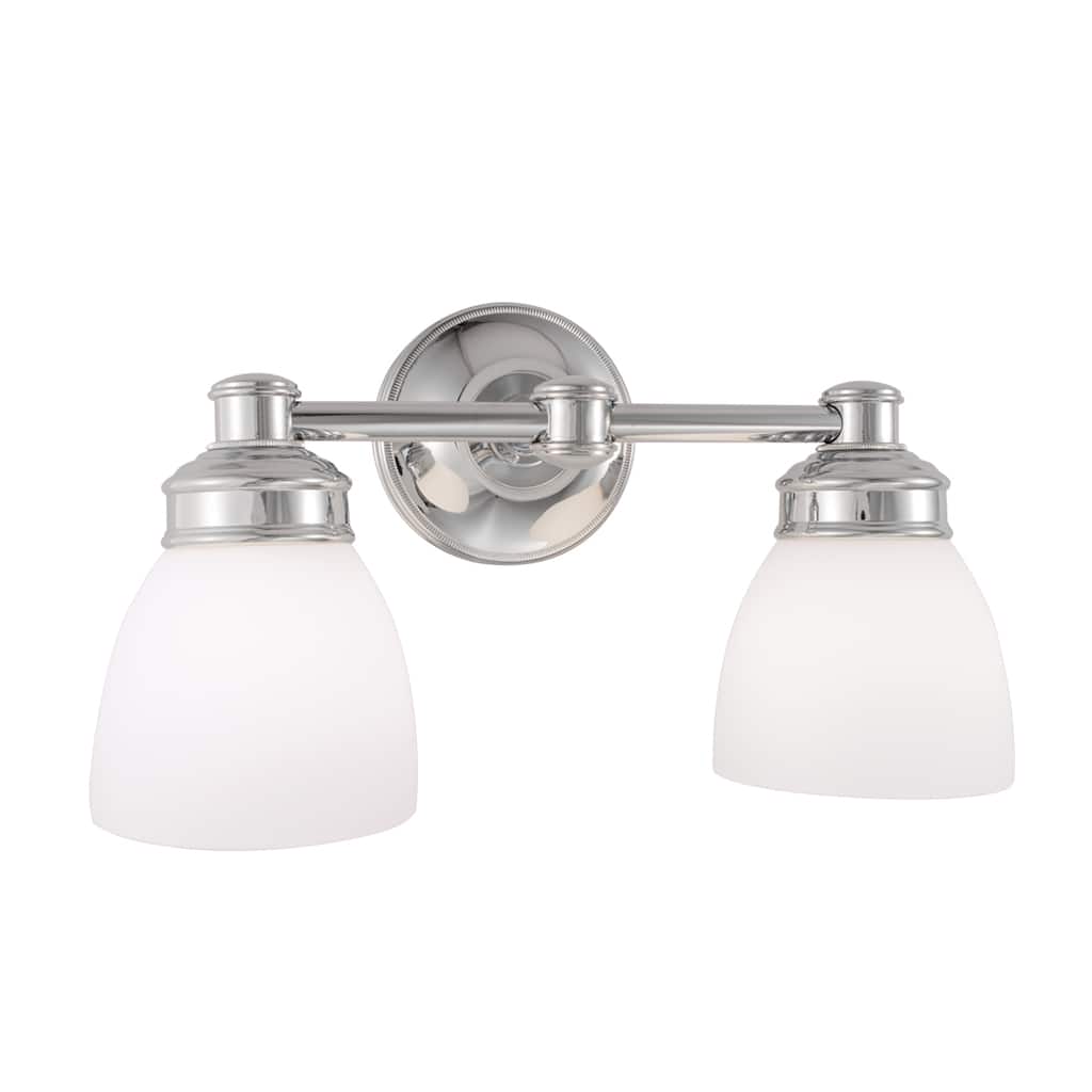 Spencer 14.75-inch Wide 2-Light Sconce in Chrome - 5