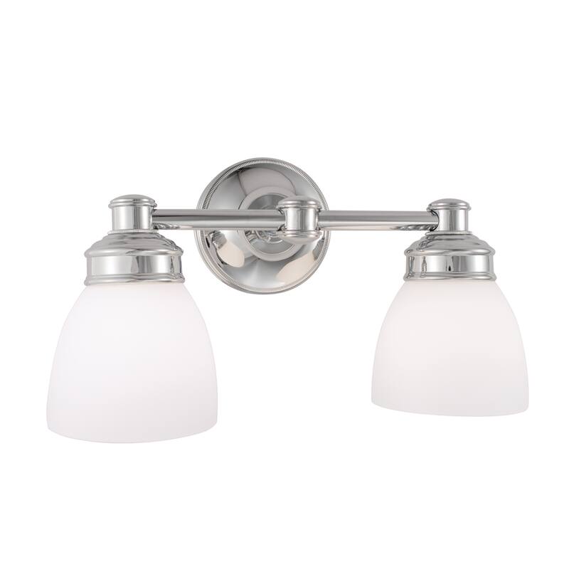 Spencer 14.75-inch Wide 2-Light Sconce in Chrome - 5 - 5