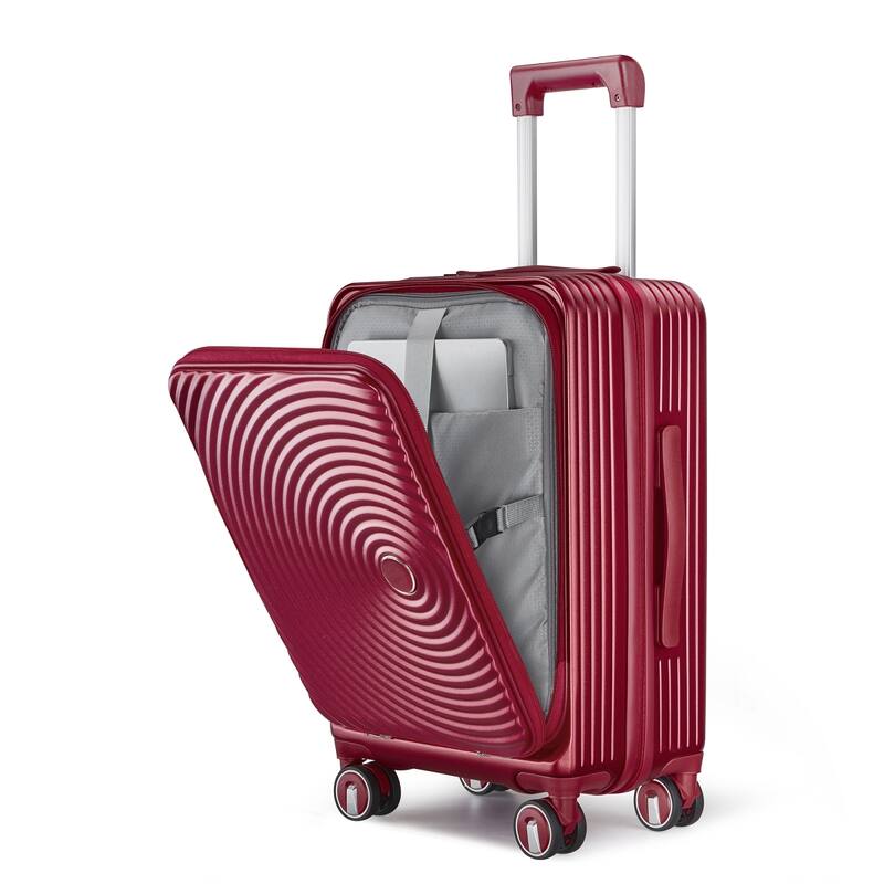 3 Piece Luggage Sets(20/24/28), Carry On Expandable Luggage, Hard Shell Lightweight Suitcase Set w/Front Pocket & Spinner Wheels