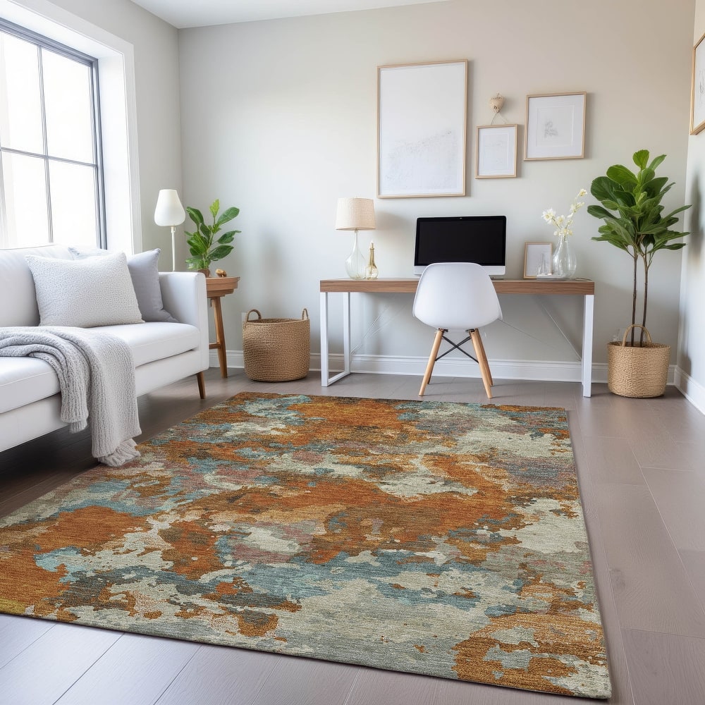 Premium Washable Super Soft Abstract Chic Mayfield Rug