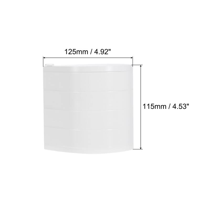 Rotating Jewelry Organizer, 4 Layer Jewelry Storage Box