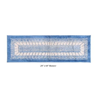 Better Trends Radiance Collection 100% Polypropylene Lightweight Stunning Elegant Machine Washable Kitchen Rug Mat